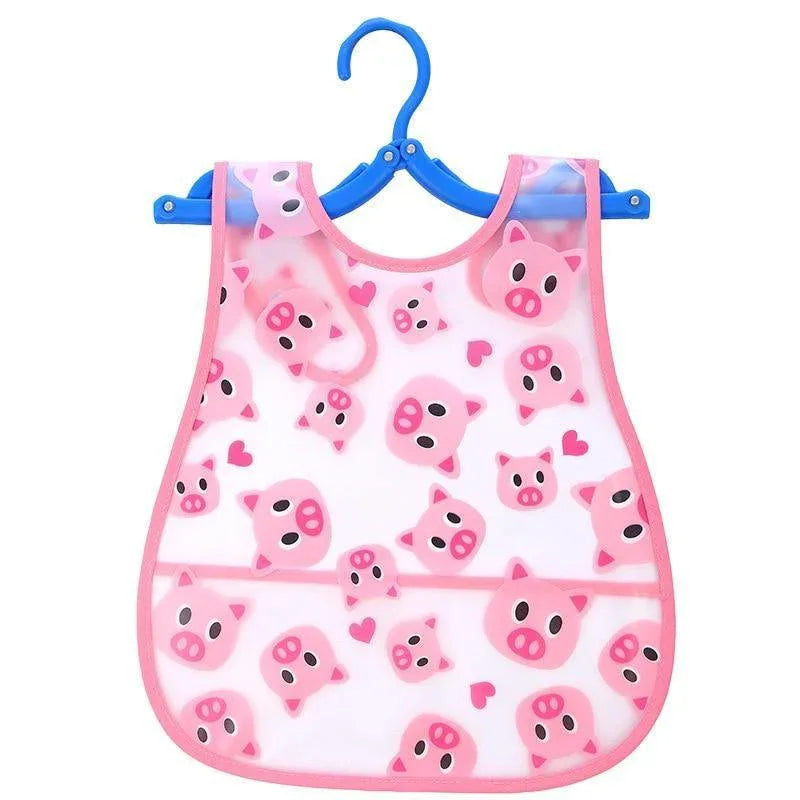 Adjustable Baby Bibs Waterproof Lunch Feeding Bibs Baby Cartoon Feeding Cloth Children Baby Bib for Kids - BIG FRENCHIES