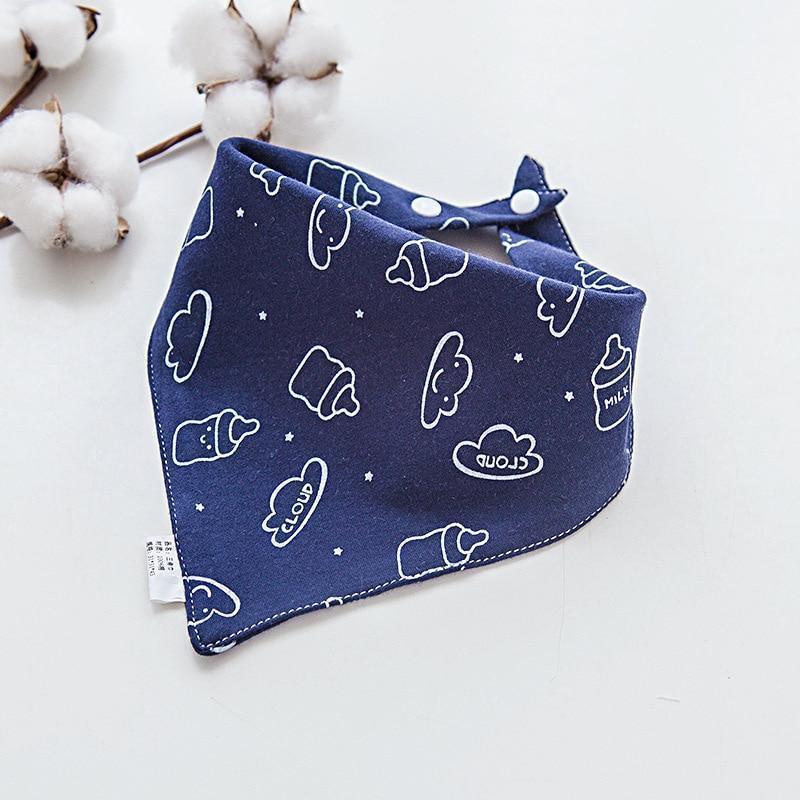 Cotton Cartoon Bandana Feeding Saliva Towel Waterproof Bibs For Baby Burp Accessory Adjustable Button Durable Baby Towels - BIG FRENCHIES