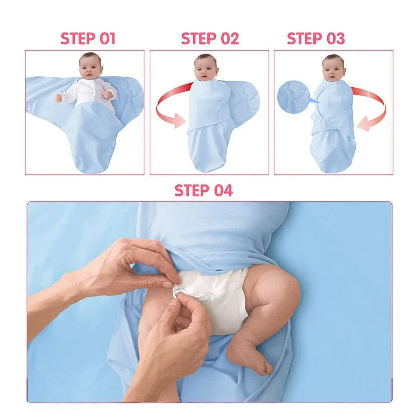 Modern Cotton Summer Nwborn Swaddle Wrap Envelope Baby Blanket For Baby Kids - BIG FRENCHIES