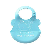 Bibs Waterproof Silicone Feeding Baby Saliva Towel Newborn Cartoon Aprons Baby Bibs Adjustable - BIG FRENCHIES