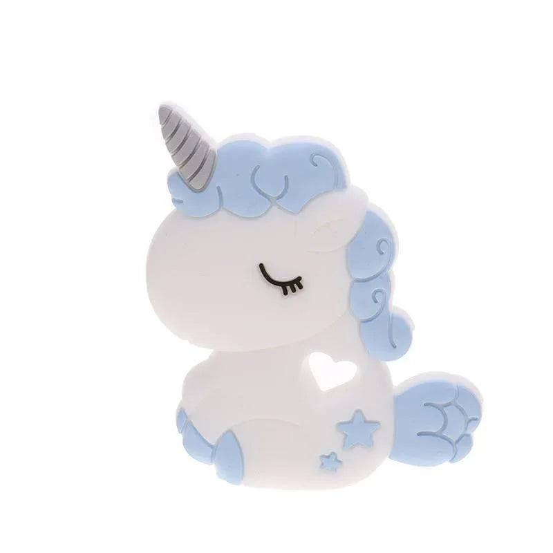Unicorn Silicone Baby Teether Cartoon Animal BPA Free Rodents Teething Shower Gifts Koala Penguin Owl Fox For Kids - BIG FRENCHIES