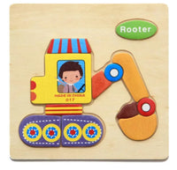 3D Wooden Children Interesting Puzzle Toys With Animals and Cars Exellent Puzzles Intelligence Kids Early Educational Toys For Children - BIG FRENCHIES