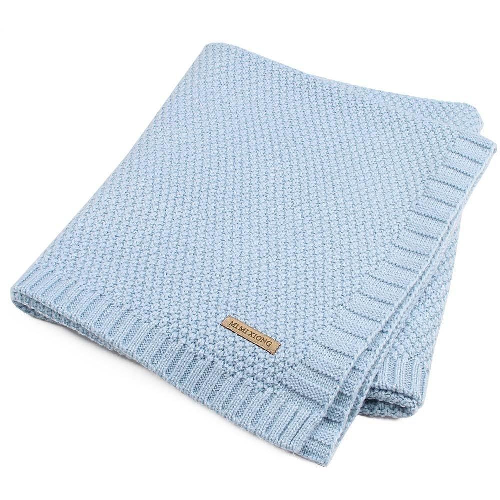 Baby Blanket Knitted Newborn Swaddle Wrap Blankets Super Soft Toddler Infant Bedding Quilt For Bed Sofa Basket Stroller - BIG FRENCHIES
