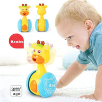 Baby Rattles Tumbler Doll Baby Toys Sweet Bell Music Roly-poly Learning Education Toys Baby Bell Baby Toys For Kids - BIG FRENCHIES