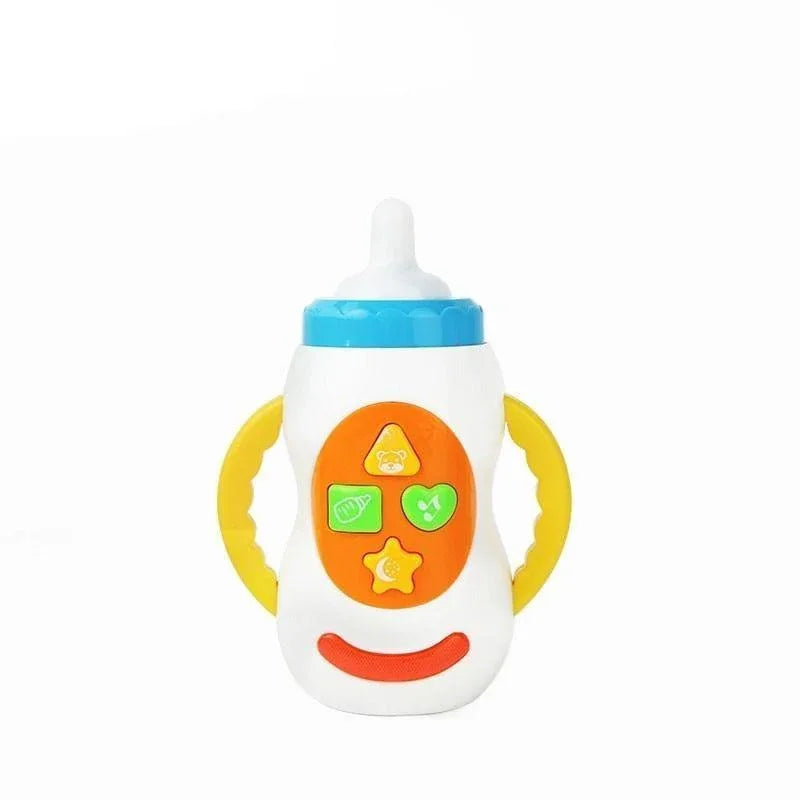 Baby Simulation Milk Bottle Toy LED Flashing Baby Bottle With Sound and Light Toys For Baby - BIG FRENCHIES
