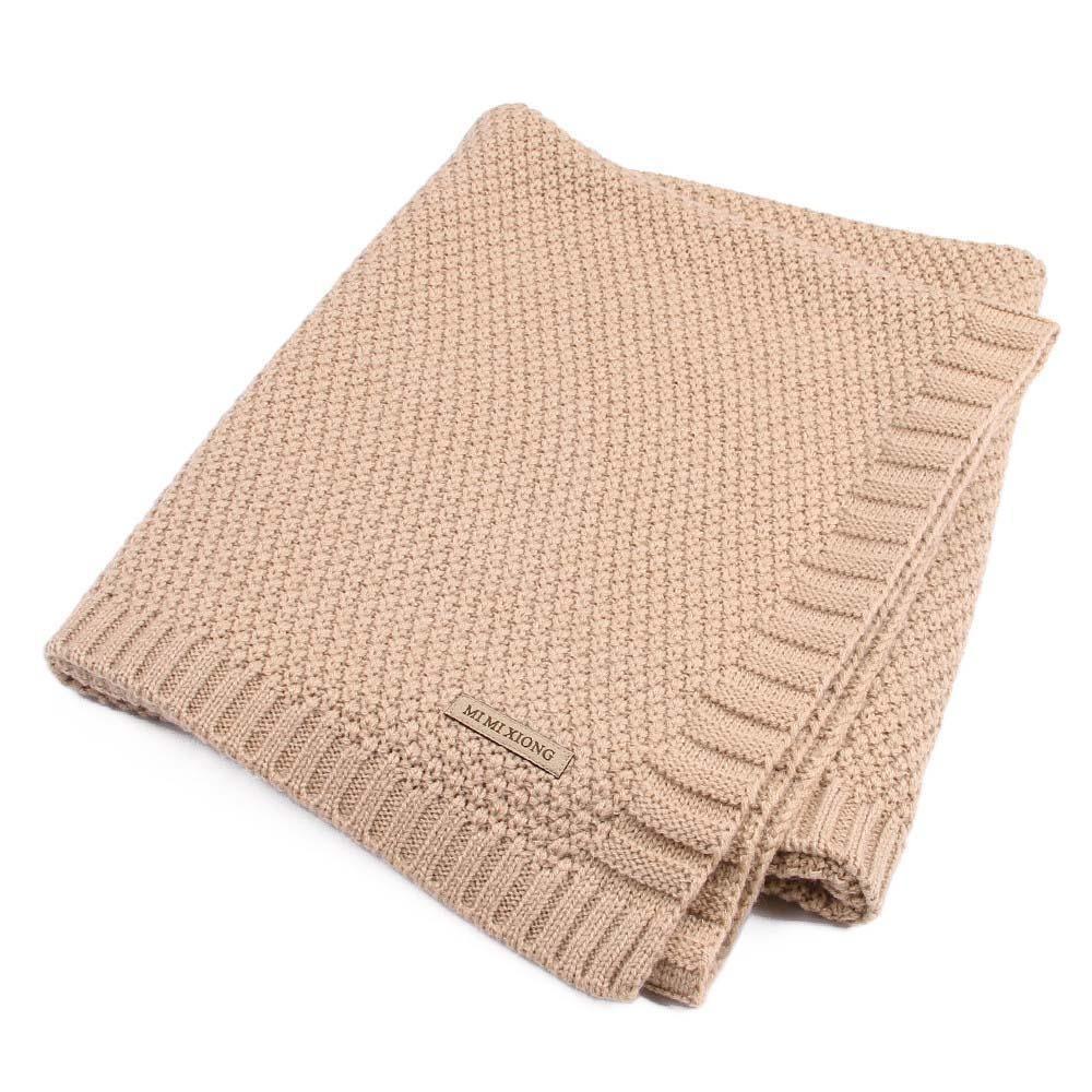 Baby Blanket Knitted Newborn Swaddle Wrap Blankets Super Soft Toddler Infant Bedding Quilt For Bed Sofa Basket Stroller - BIG FRENCHIES