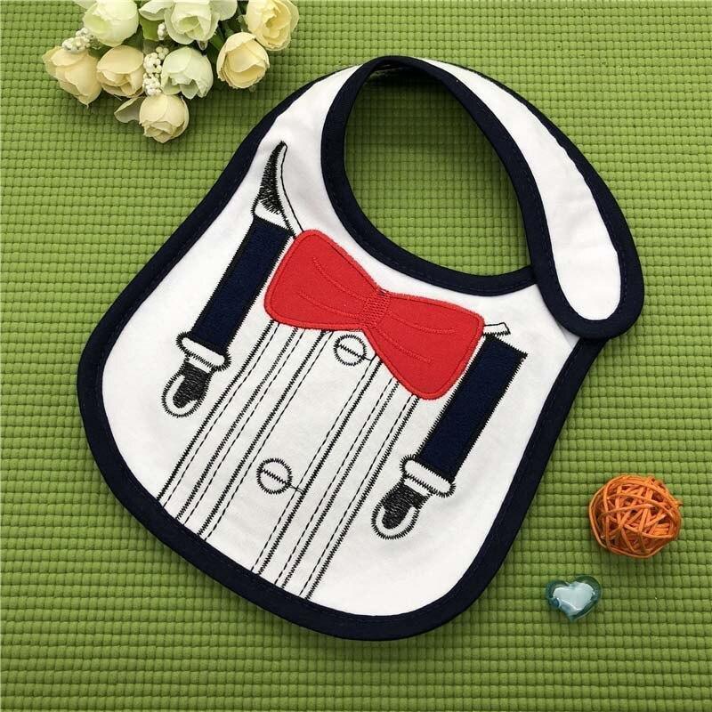 Luxury Modern Baby Boy Bibs Cotton Infant Newborn Girl Feeding Cute Pattern Bandana Bib For Kids - BIG FRENCHIES
