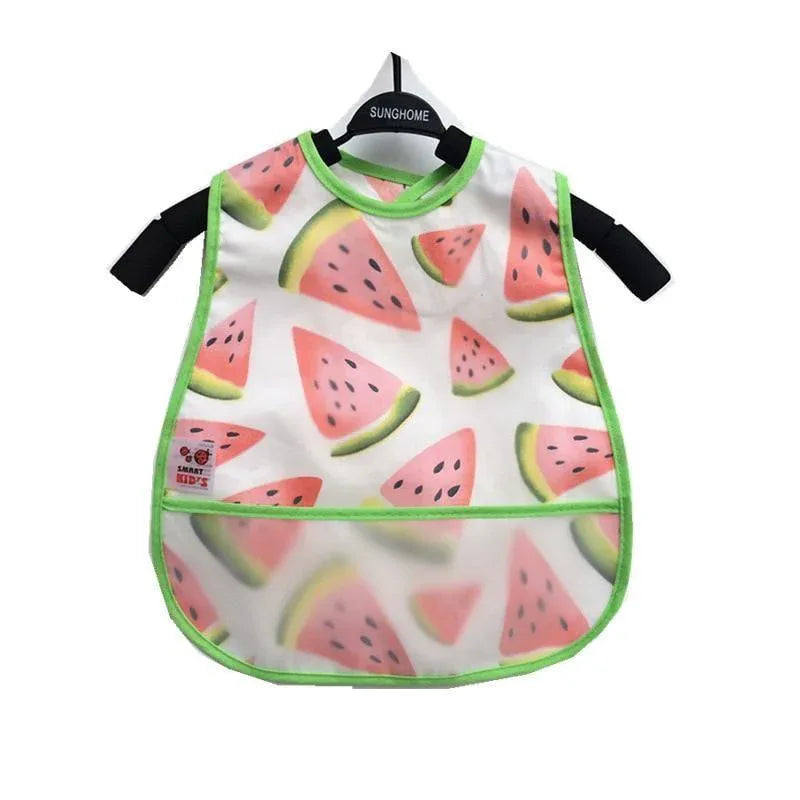 Adjustable Baby Bibs Waterproof Lunch Feeding Bibs Baby Cartoon Feeding Cloth Children Baby Bib for Kids - BIG FRENCHIES