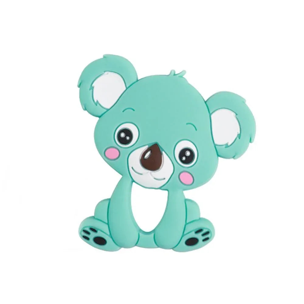 Baby Silicone Teethers BPA Free Teething Toy Animal Dog Koala Owl Elephant Baby Ring Teether Silicone Beads For Kids and Baby - BIG FRENCHIES