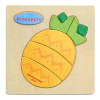 Wooden 3D Stevvex Modern Interesting Baby Learning Puzzles for Children Cartoon Animal Fruit Puzzles Intelligence Kids Children Educational Toy - BIG FRENCHIES