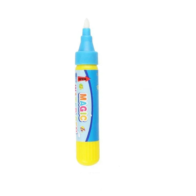 New Magic Doodle Card Water Drawing Card Kids Learn Number/Color/Shape in English 8/10 Pcs with 1 Pcs Water Pen Coloring Toy - BIG FRENCHIES