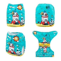Most Popular Digital Position Baby Cloth Diaper with Microfiber Insert In Modern Printed Design For Baby Boys and Baby Girls KIds - BIG FRENCHIES