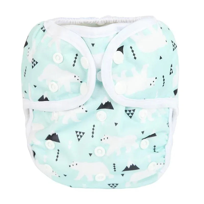 One Size Baby Cloth Diaper Cover Nappy Waterproof Double Gusset Design Adjustable Diapers For Babies - BIG FRENCHIES