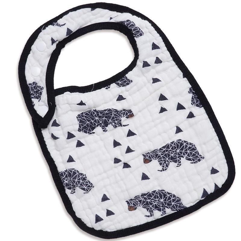 Cotton Baby Burp Cloth For Toddlers Feeding Durable Apron Multi-use Saliva Towel Scarf And Bandana Bibs - BIG FRENCHIES