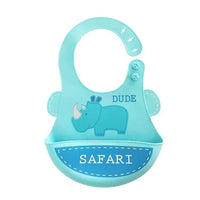 Bibs Waterproof Silicone Feeding Baby Saliva Towel Newborn Cartoon Aprons Baby Bibs Adjustable - BIG FRENCHIES