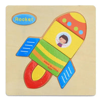 Wooden 3D Stevvex Modern Interesting Baby Learning Puzzles for Children Cartoon Animal Fruit Puzzles Intelligence Kids Children Educational Toy - BIG FRENCHIES
