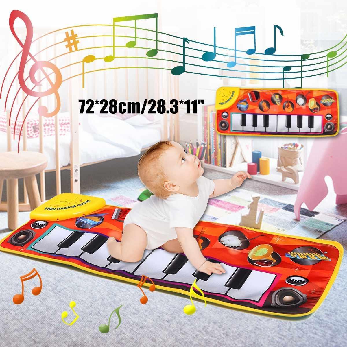 Kids Baby Early Education Music Piano Keyboard Carpet Musical Mat Touch Play Safety Learn Singing Toy For Kids - BIG FRENCHIES