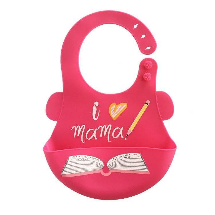 Bibs Waterproof Silicone Feeding Baby Saliva Towel Newborn Cartoon Aprons Baby Bibs Adjustable - BIG FRENCHIES