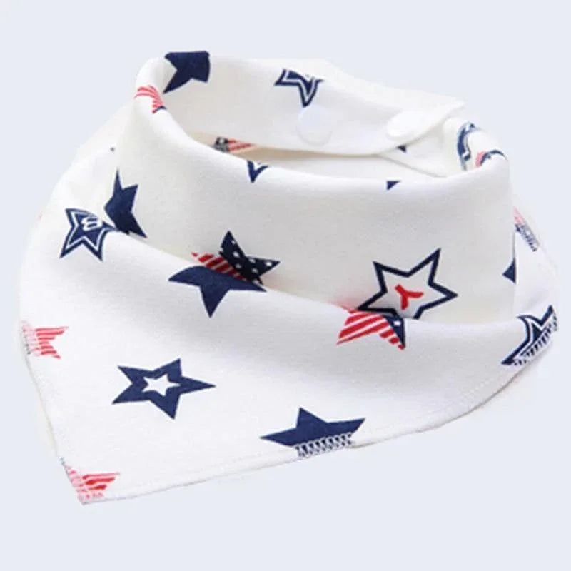 Baby Bibs Cute Cartoon Pattern bib Burp Cloths Saliva Towel Cotton Infant Burp Cloths Bib For Kids - BIG FRENCHIES