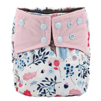 Luxury Charcoal Bamboo Baby Cloth Diaper Nappy Washable Reusable Double Gusset Square Tabs Nappies for Baby and Kids - BIG FRENCHIES