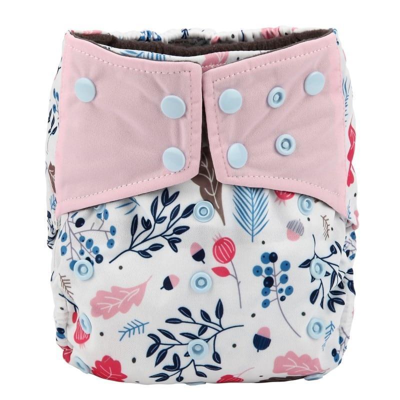 Luxury Charcoal Bamboo Baby Cloth Diaper Nappy Washable Reusable Double Gusset Square Tabs Nappies for Baby and Kids - BIG FRENCHIES