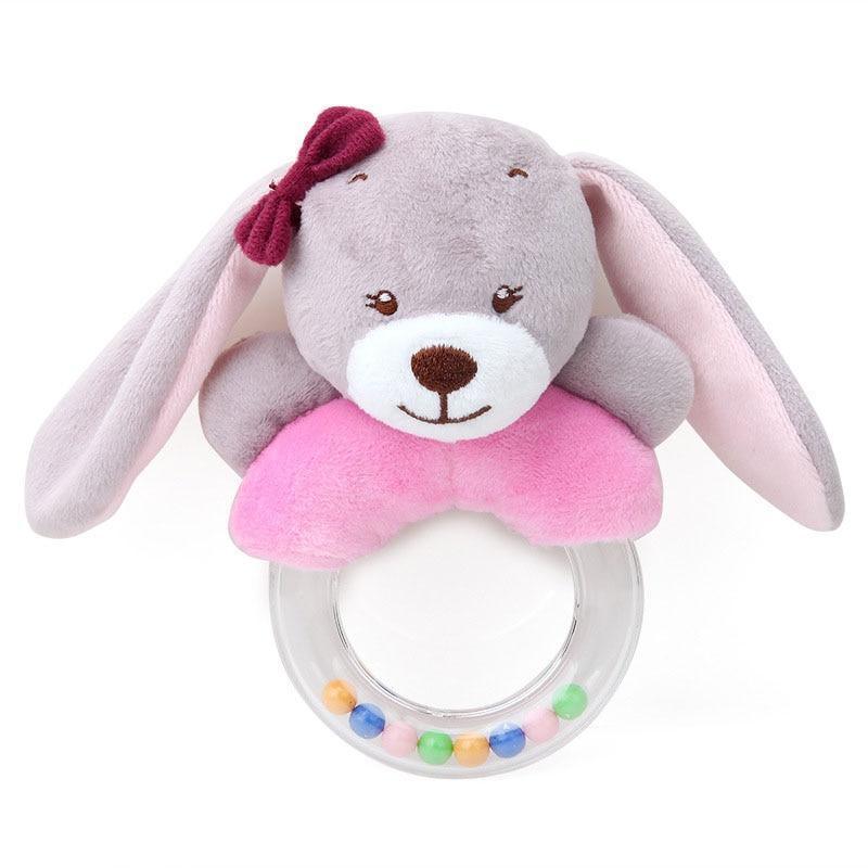Modern Luxury Baby Rattle Toys Rabbit Plush Baby Cartoon Bed Toys for Newborn Educational Toy Rabbit Bear Hand Bells For Kids and Baby - BIG FRENCHIES