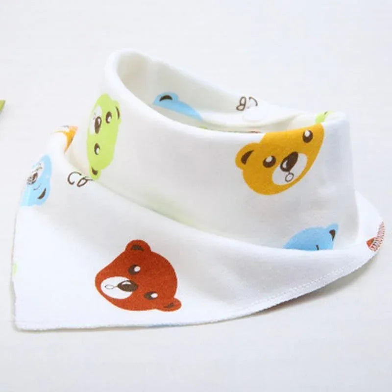 Baby Bibs Cute Cartoon Pattern bib Burp Cloths Saliva Towel Cotton Infant Burp Cloths Bib For Kids - BIG FRENCHIES