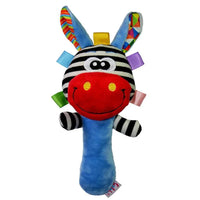 Soft Plush Baby Animal Hand Bells Baby Rattle Toys Newborn Gift Animal Style Hand Bell Rattle For Baby Kids - BIG FRENCHIES