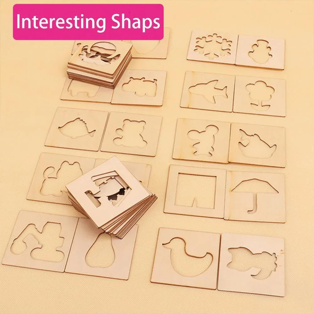 100Pcs Baby Toys Drawing Toys Coloring Board Children Creative Doodles Early Learning Education Toy Boy Girl Learn Drawing Tools - BIG FRENCHIES