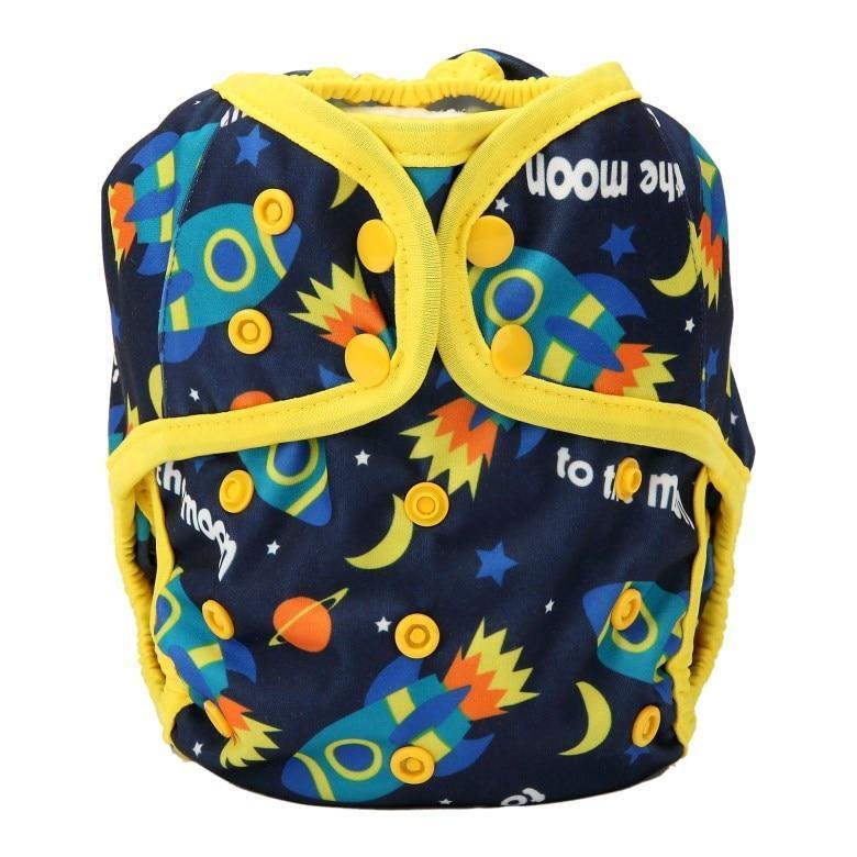 One Size Baby Cloth Diaper Cover Nappy Waterproof Double Gusset Design Adjustable Diapers For Babies - BIG FRENCHIES