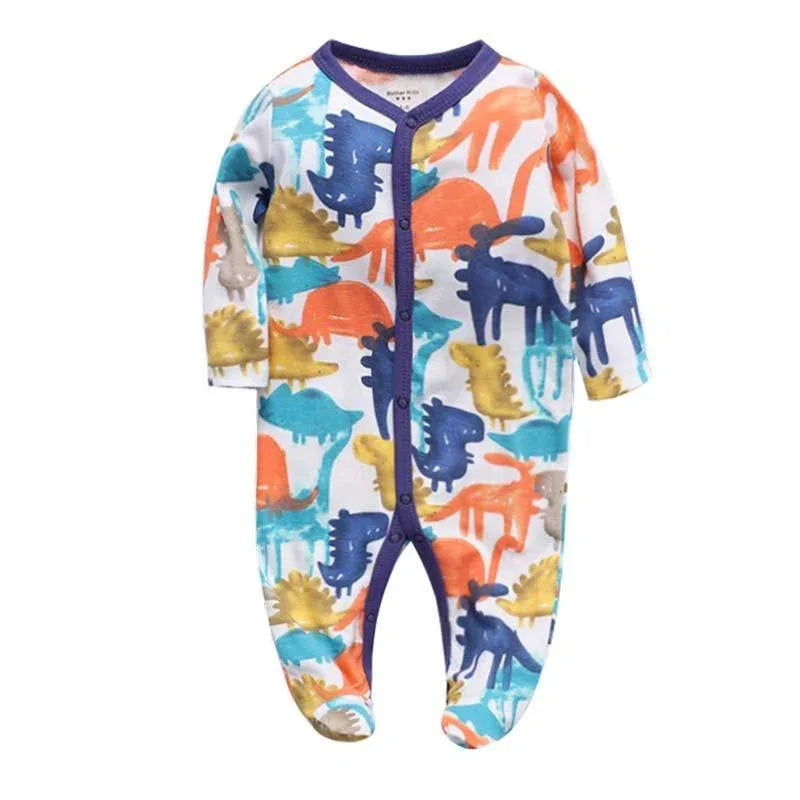 Modern Colorful Baby Boys/Girls Blanket Sleepers Newborn Babies Sleepwear Infant Long Sleeve Romper Jumpsuit for Kids - BIG FRENCHIES