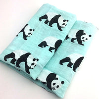 Baby Blankets Newborn Soft Organic Cotton Baby Blanket Muslin Swaddle Wrap Feeding Burp Cloth - BIG FRENCHIES