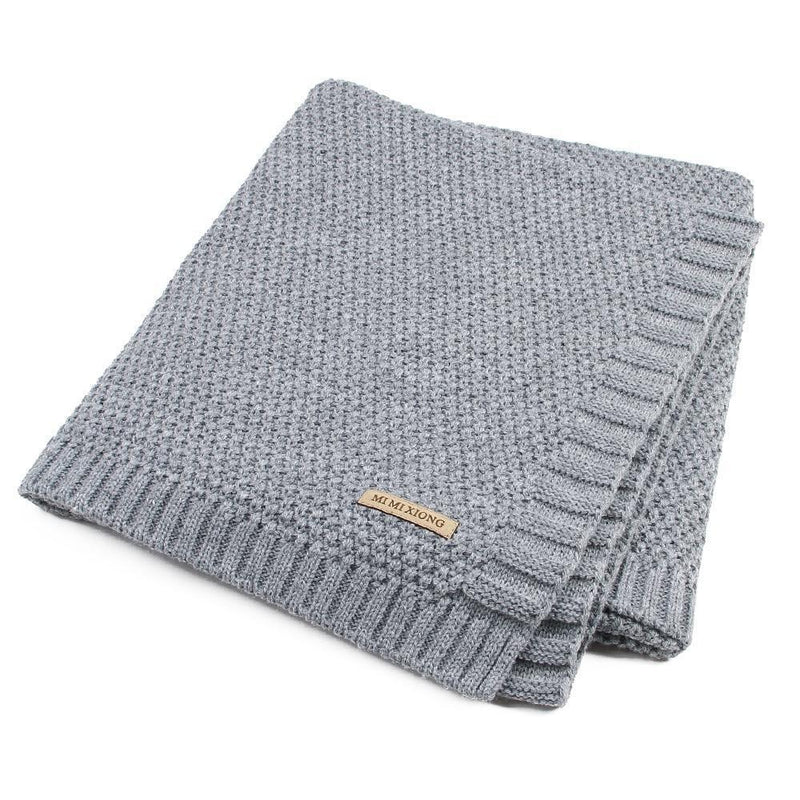 Baby Blanket Knitted Newborn Swaddle Wrap Blankets Super Soft Toddler Infant Bedding Quilt For Bed Sofa Basket Stroller - BIG FRENCHIES