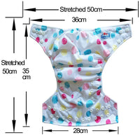 Modern Luxury Printed Baby Nappy 5pcs/Lot Washable Diapers Good Quality Pocket Diaper For Kids - BIG FRENCHIES