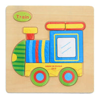 Wooden 3D Stevvex Modern Interesting Baby Learning Puzzles for Children Cartoon Animal Fruit Puzzles Intelligence Kids Children Educational Toy - BIG FRENCHIES