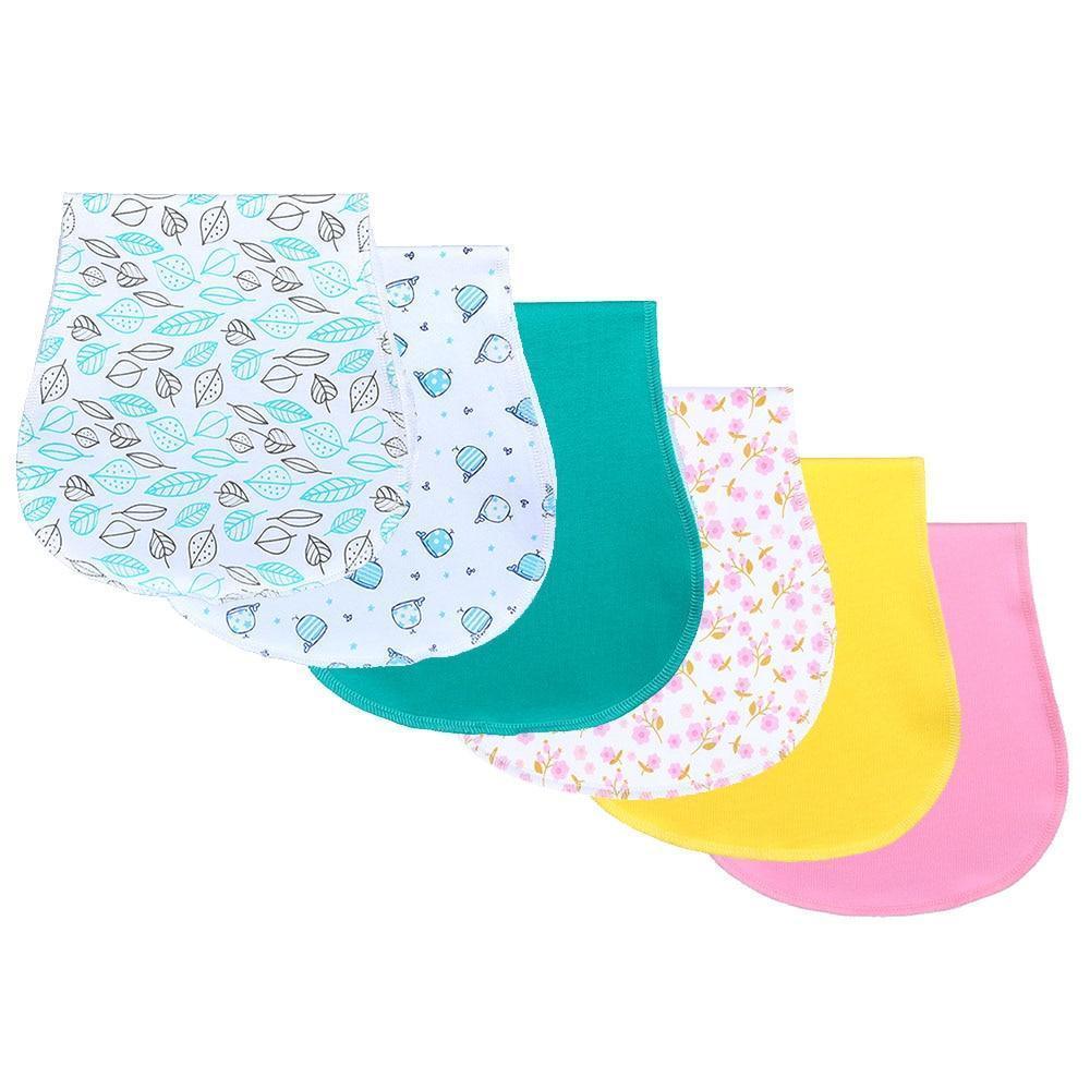 New Baby 100% Cotton Three Layers Waterproof Lightweight Natural Burp Curved Bibs For Baby Accessories - BIG FRENCHIES