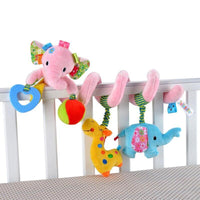 Stuffed Stroller Toys Animal Baby Crib Pram Bed Hanging Educational Infant Baby Rattle For Kids - BIG FRENCHIES
