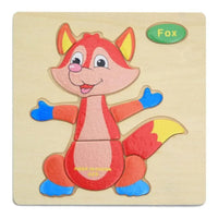 Wooden 3D Stevvex Modern Interesting Baby Learning Puzzles for Children Cartoon Animal Fruit Puzzles Intelligence Kids Children Educational Toy - BIG FRENCHIES