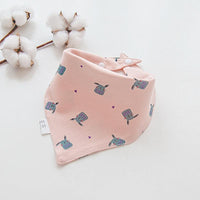 Cotton Cartoon Bandana Feeding Saliva Towel Waterproof Bibs For Baby Burp Accessory Adjustable Button Durable Baby Towels - BIG FRENCHIES