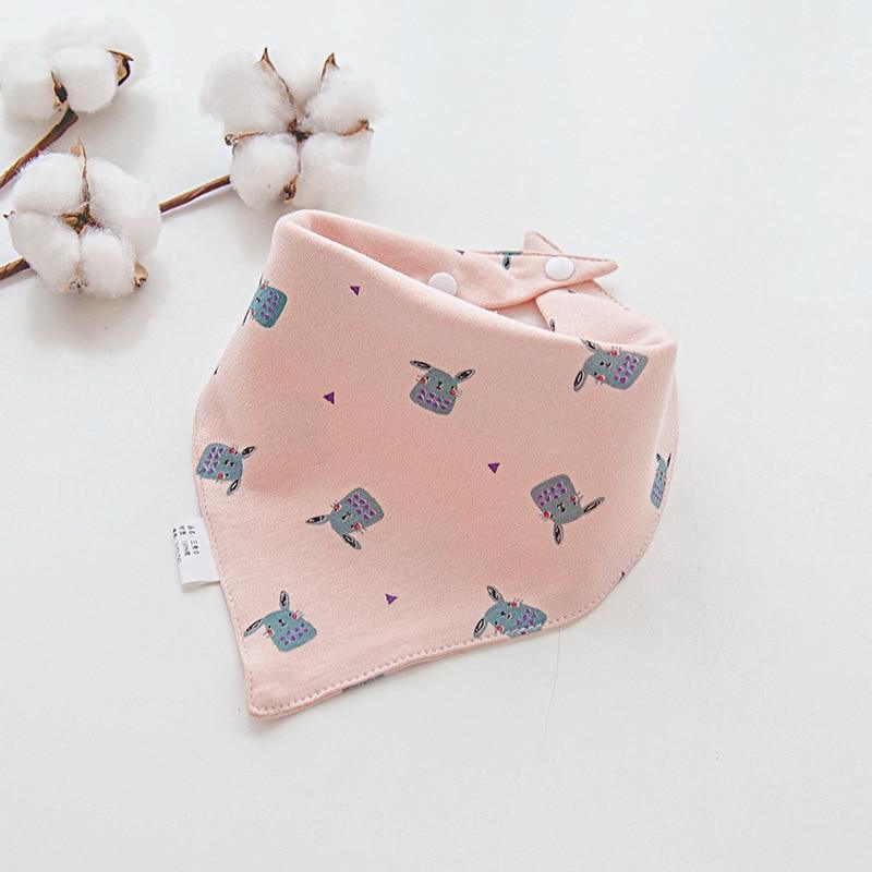 Cotton Cartoon Bandana Feeding Saliva Towel Waterproof Bibs For Baby Burp Accessory Adjustable Button Durable Baby Towels - BIG FRENCHIES