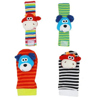 Colorful Wrist Rattles Infant Baby Kids Socks Rattle Toys Foot Socks Educational Toy High Quality Babies Gift - BIG FRENCHIES