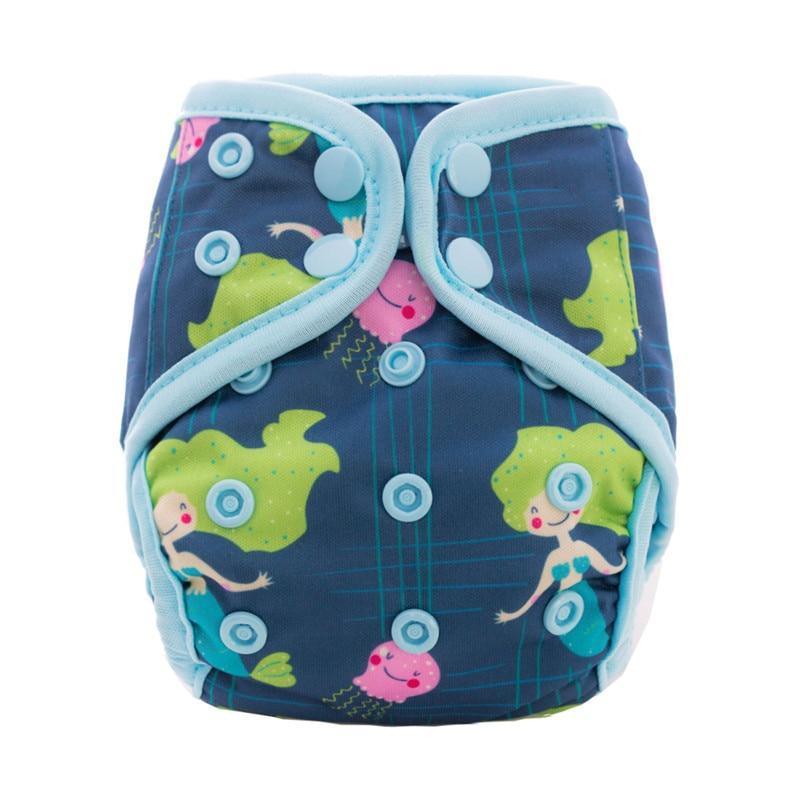 Newborn Pocket Diaper Cloth Diapers Bamboo Charcoal Inner Waterproof PUL Outer Double Gussets Nappies for Baby - BIG FRENCHIES