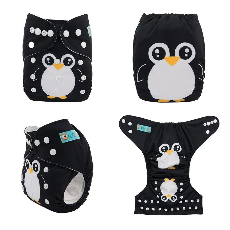 Most Popular Digital Position Baby Cloth Diaper with Microfiber Insert In Modern Printed Design For Baby Boys and Baby Girls KIds - BIG FRENCHIES