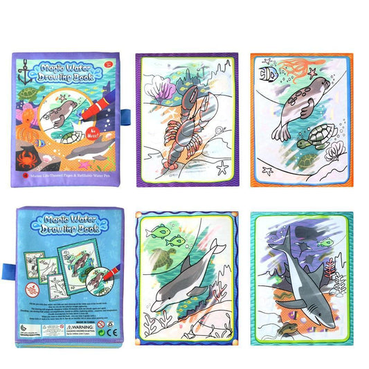 Coolplay Magic Water Drawing Book Coloring Book Painting Board Doodle Book in Drawing Toys Educational Toys - BIG FRENCHIES