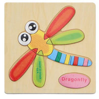 3D Wooden Children Interesting Puzzle Toys With Animals and Cars Exellent Puzzles Intelligence Kids Early Educational Toys For Children - BIG FRENCHIES