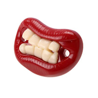 Silicone Baby Lip Pacifier Kiss Pink Rose Red Lip Shape Teeth Soothers Funny Baby Pacifiers For Baby and For Kids - BIG FRENCHIES