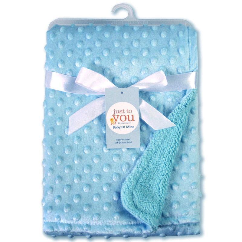 Modern Luxury New Baby Blanket Swaddling Newborn Thermal Soft Fleece Blanket Solid Bedding Set Cotton Quilt For Baby - BIG FRENCHIES