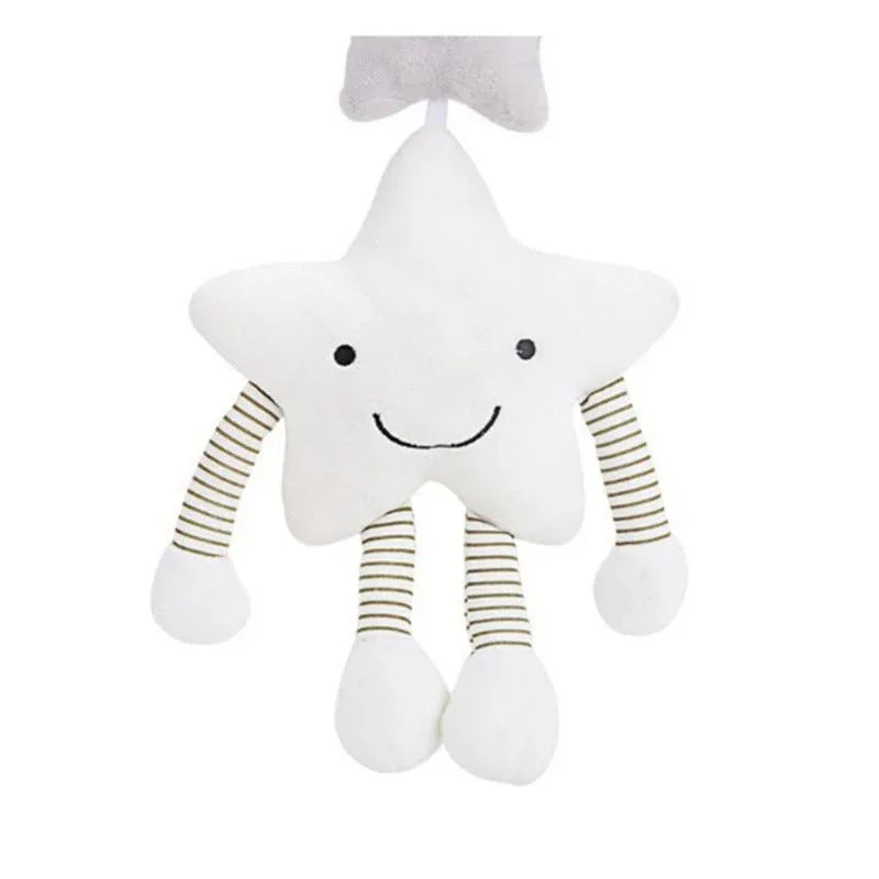 Baby Rattle Stroller Toy Musical Mobile Baby Toys Cute Learning Edccation Cartoon Star For Infant Strollers Crib Hanging For Kids and Baby - BIG FRENCHIES