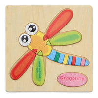 Wooden 3D Stevvex Modern Interesting Baby Learning Puzzles for Children Cartoon Animal Fruit Puzzles Intelligence Kids Children Educational Toy - BIG FRENCHIES