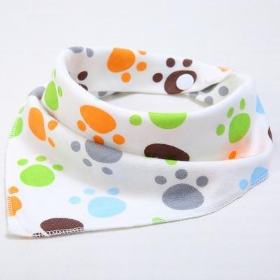 Cute Breathable Bibs Baby Feeding Cartoon Printing Super Absorbent Triangle Scarf Bib Cotton For Newborn Infant Girls And Boys - BIG FRENCHIES